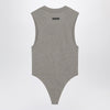 Fear of God Essentials Sleeveless grey cotton-blend bodysuit