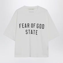  Fear of God Essentials White crewneck T-shirt with logo
