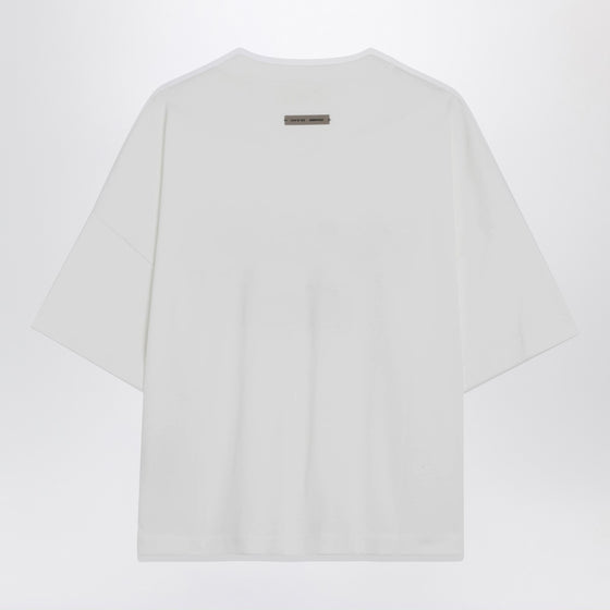 Fear of God Essentials White crewneck T-shirt with logo