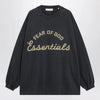 Fear of God Essentials Training 90s long-sleeve grey cotton jersey T-shirt