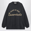 Fear of God Essentials Training 90s long-sleeve grey cotton jersey T-shirt