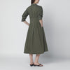 SIMKHAI Military green midi shirt dress