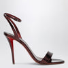 Christian Louboutin Brown Palio Miss Z  high-heeled sandals