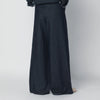 Dries Van Noten Indigo denim wide-leg trousers with pleats