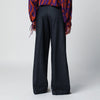 Dries Van Noten Indigo blue wide-leg denim trousers