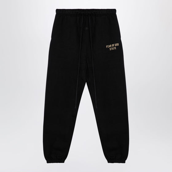 Fear of God Essentials Black jogging trousers with logo