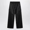 Fear of God Essentials Black satin cargo trousers