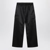 Fear of God Essentials Black satin cargo trousers