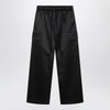 Fear of God Essentials Black satin cargo trousers