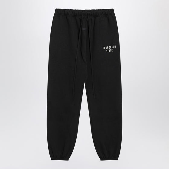 Fear of God Essentials Black jogging trousers with logo
