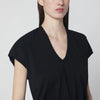 Dries Van Noten Black V-neck T-shirt