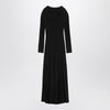 Victoria Beckham Black viscose dress with cut-out