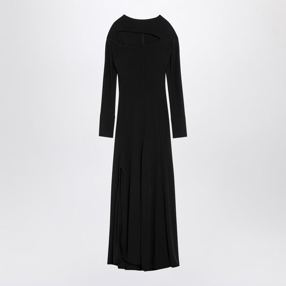 Victoria Beckham Black viscose dress with cut-out