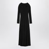 Victoria Beckham Black viscose dress with cut-out