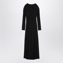  Victoria Beckham Black viscose dress with cut-out