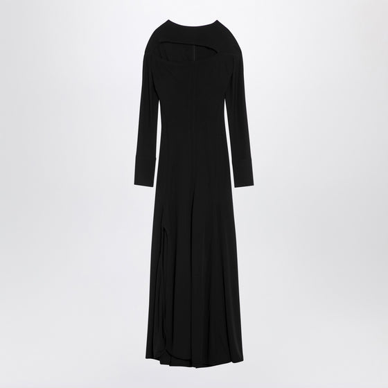 Victoria Beckham Black viscose dress with cut-out