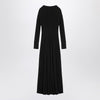 Victoria Beckham Black viscose dress with cut-out