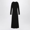 Victoria Beckham Black viscose dress with cut-out