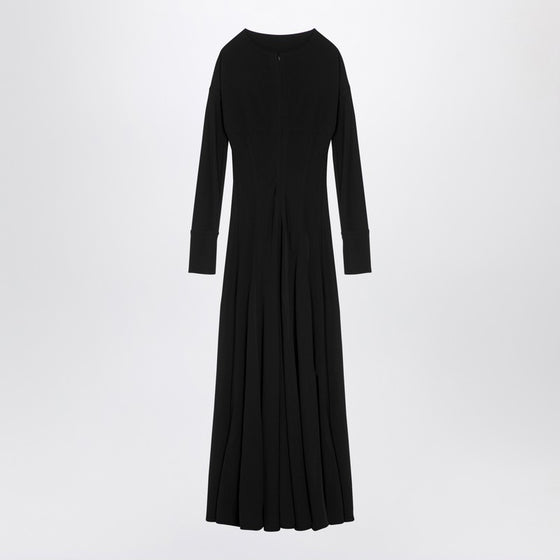 Victoria Beckham Black viscose dress with cut-out