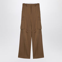  Victoria Beckham Tobacco-coloured cotton cargo trousers