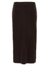Victoria Beckham Bottoni Midi Skirt