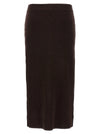 Victoria Beckham Bottoni Midi Skirt
