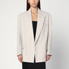 Victoria Beckham Pumice-coloured double-breasted jacket