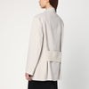 Victoria Beckham Pumice-coloured double-breasted jacket