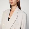 Victoria Beckham Pumice-coloured double-breasted jacket
