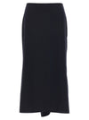 Victoria Beckham Kick Detail Skirt