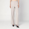 Victoria Beckham Pumice-coloured trousers in wool blend