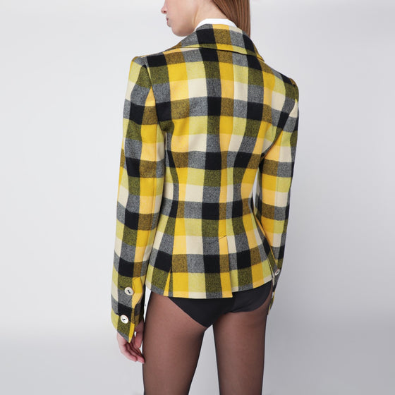 Vivienne Westwood Georgia jacket with Pixel check pattern