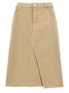 Tory Burch Deconstructed Midi Skirt