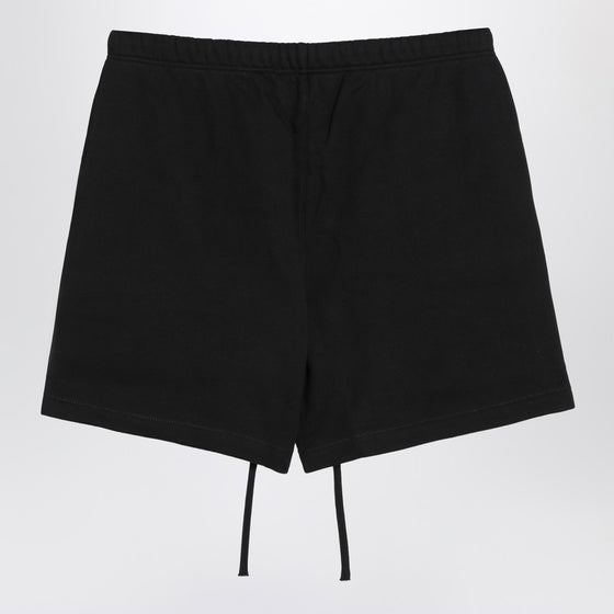 Fear of God Essentials Black shorts with logo