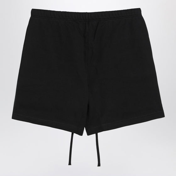 Fear of God Essentials Black shorts with logo