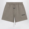 Fear of God Essentials Classic taupe fleece sports shorts
