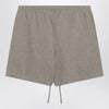 Fear of God Essentials Grey cotton-blend shorts
