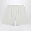 Fear of God Essentials Classic light grey mélange fleece sports shorts
