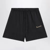Fear of God Essentials Black cotton fleece shorts with logo