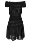 Tory Burch Smocked Cotton Dress
