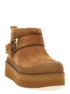 Tory Burch Mellow Shearling Platform Ankle Boots