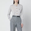 Vivienne Westwood Light grey wool and silk cardigan