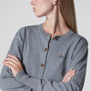 Vivienne Westwood Bea cotton and cashmere cardigan in dark grey
