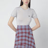 Vivienne Westwood Light grey Bea wool and silk top