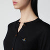Vivienne Westwood Black cropped wool and silk cardigan