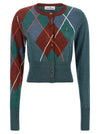 Vivienne Westwood Argyle Cropped Cardigan