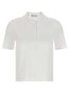 Tory Burch Pointelle Viscose Polo Shirt