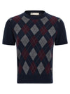 Tory Burch Argyle Sweater