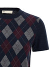 Tory Burch Argyle Sweater