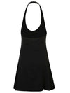 Juicy Couture Logo halter mini dress